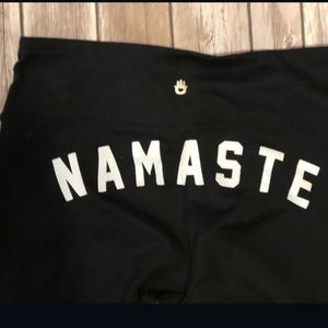 Spiritual Gangster Namaste leggings